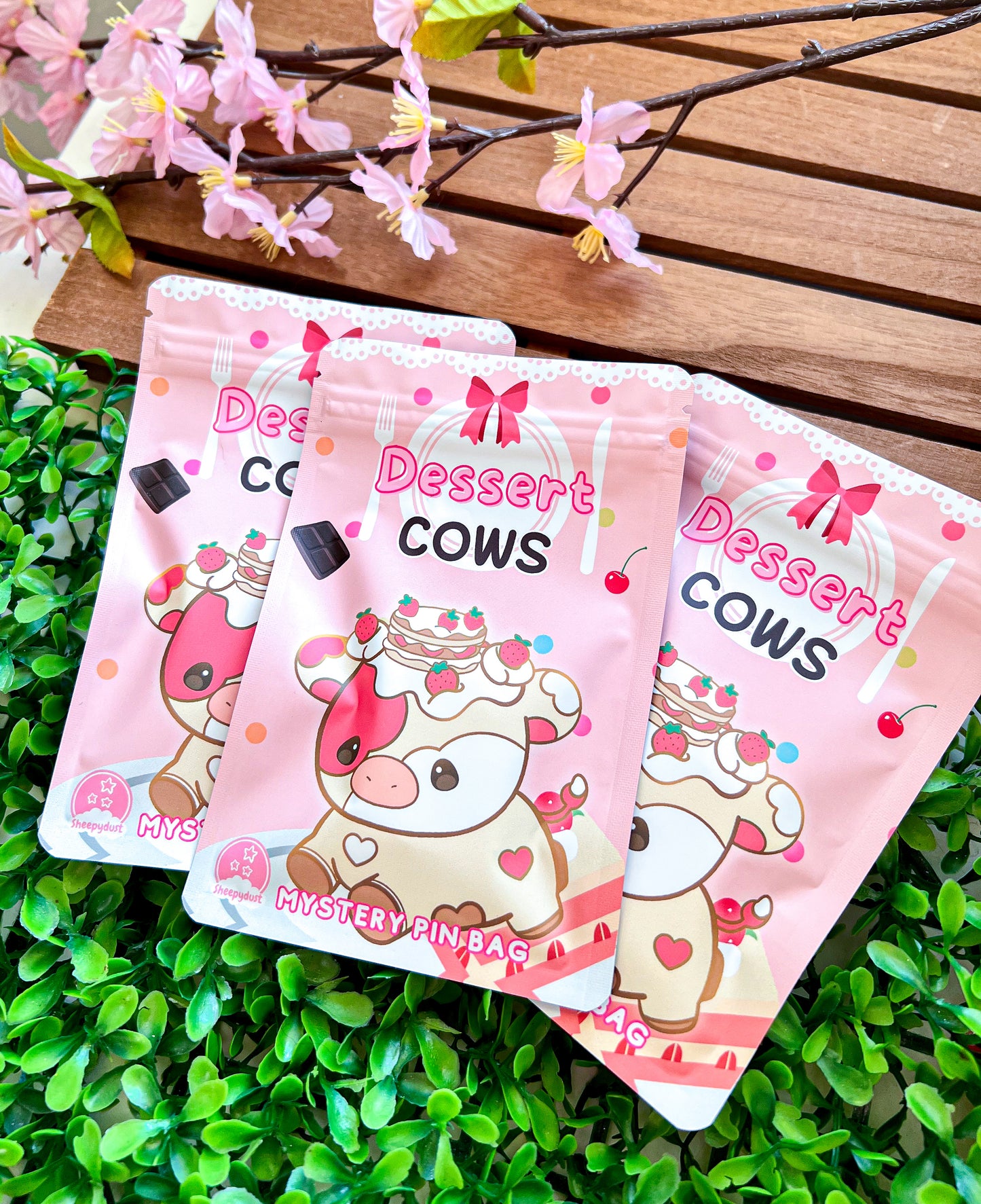 Dessert Cows Mystery Pin Bag