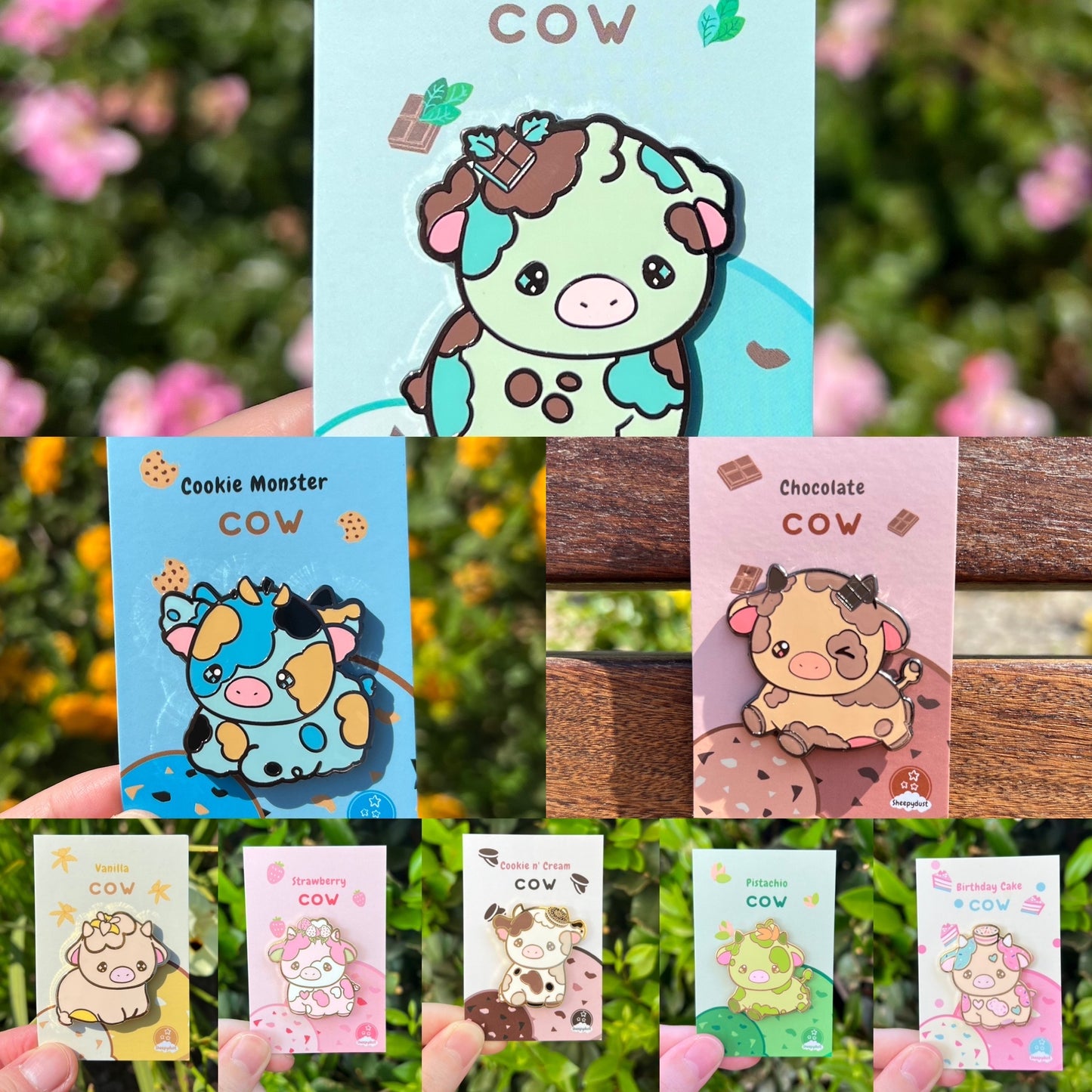 Ice Cream Cows Mystery Pin Bag