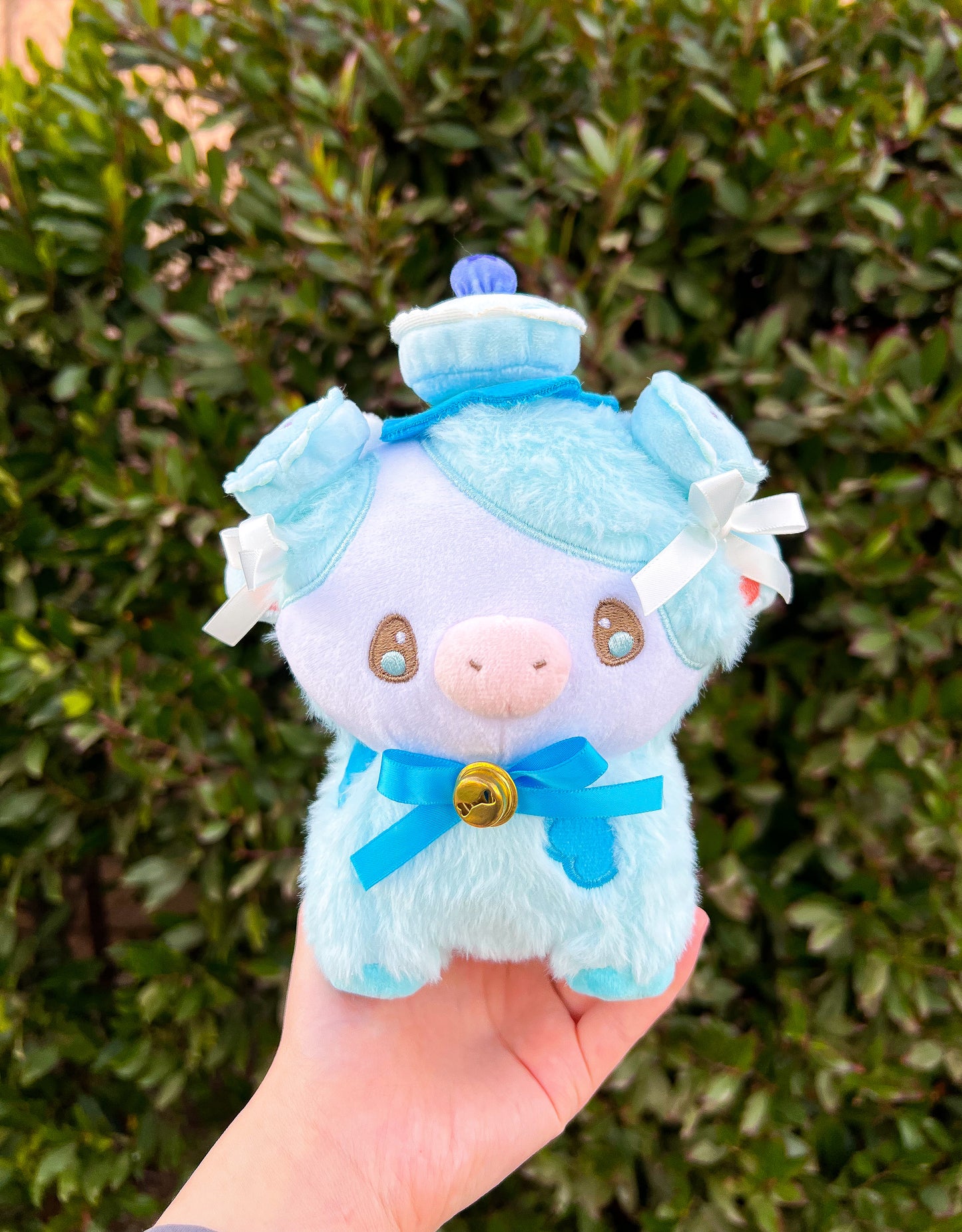 Blueberry Macaron Cow Plush