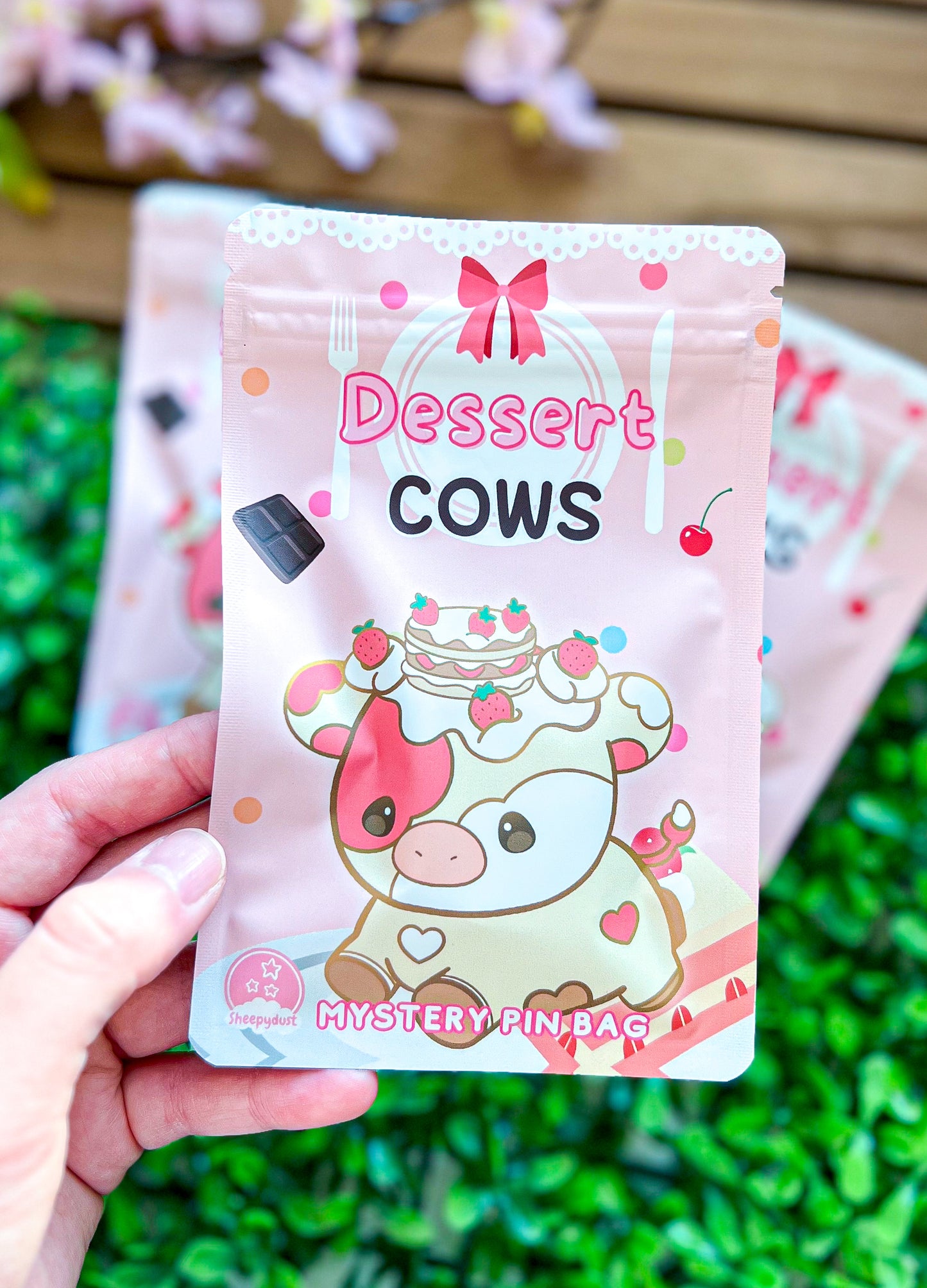 Dessert Cows Mystery Pin Bag