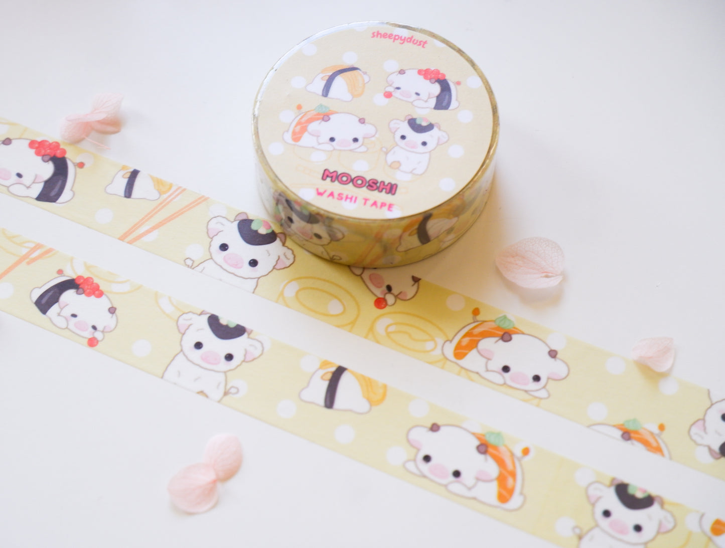 Sushi Cows Washi Tape