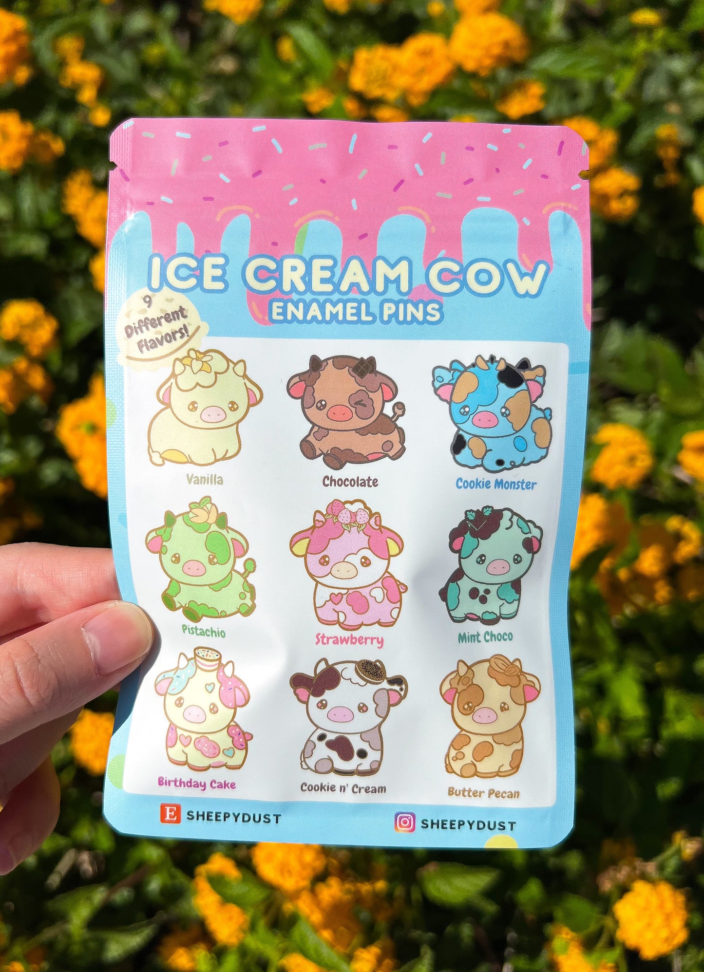 Ice Cream Cows Mystery Pin Bag