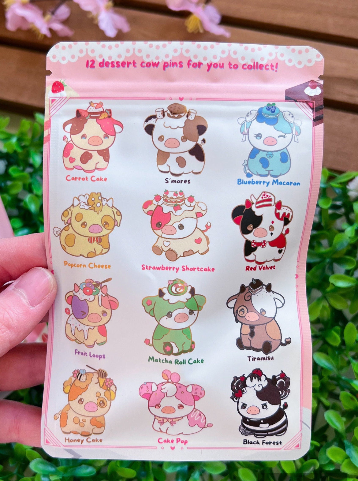 Dessert Cows Mystery Pin Bag