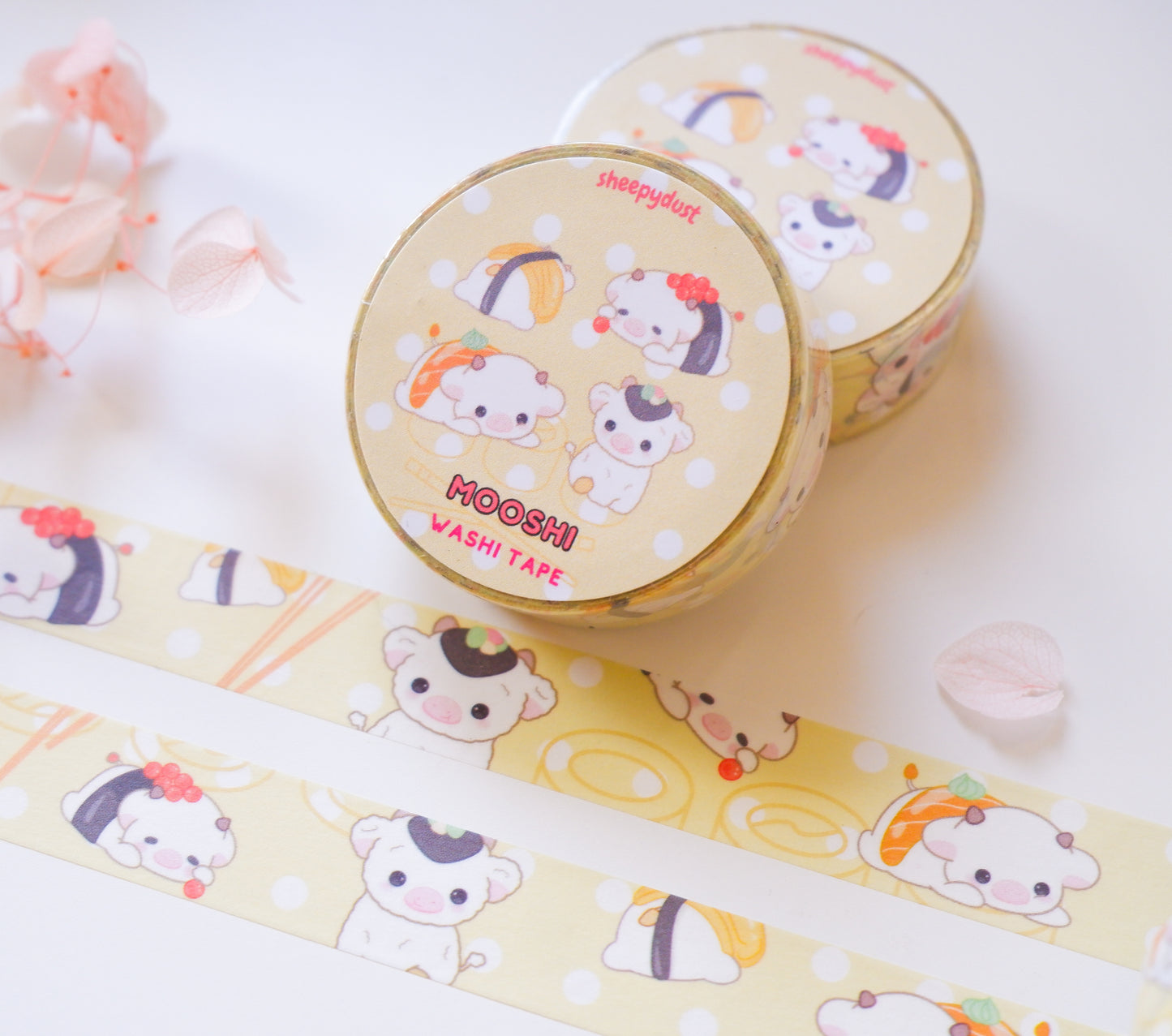 Sushi Cows Washi Tape