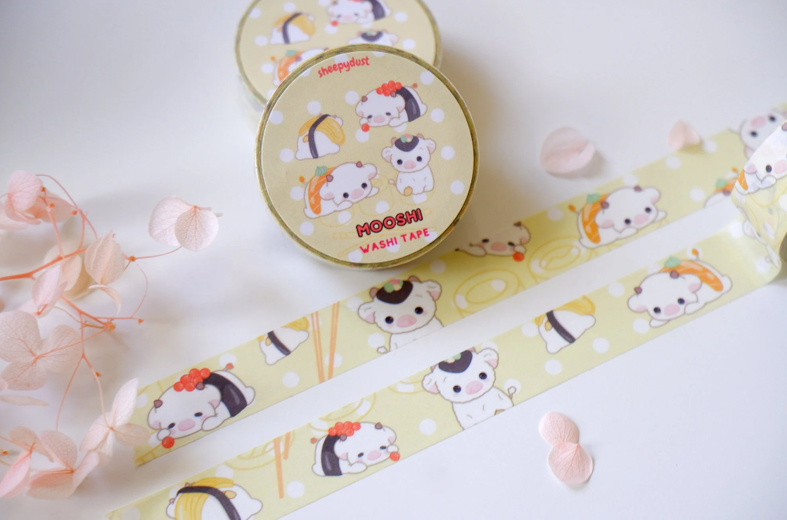Sushi Cows Washi Tape