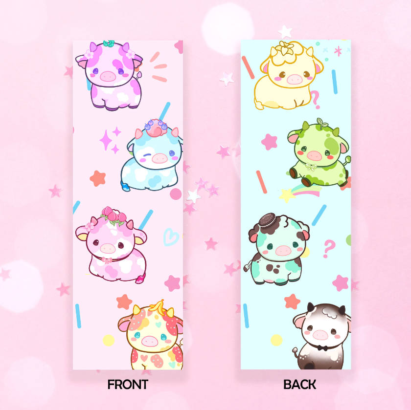 Ice Cream Cows Bookmark