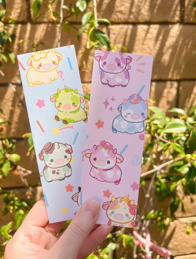 Ice Cream Cows Bookmark