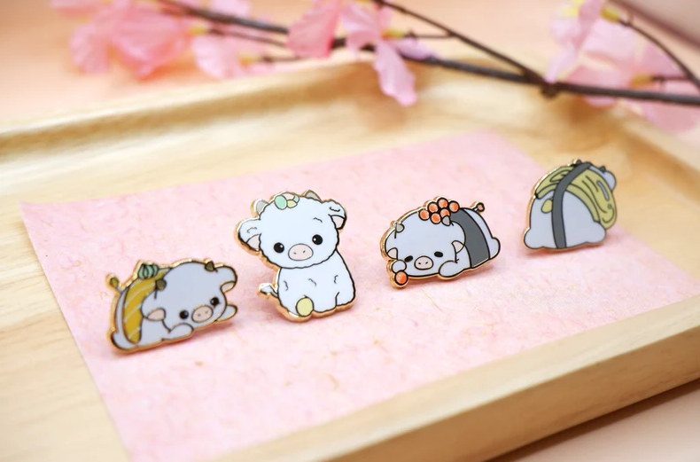 Mooshi Mini Pins
