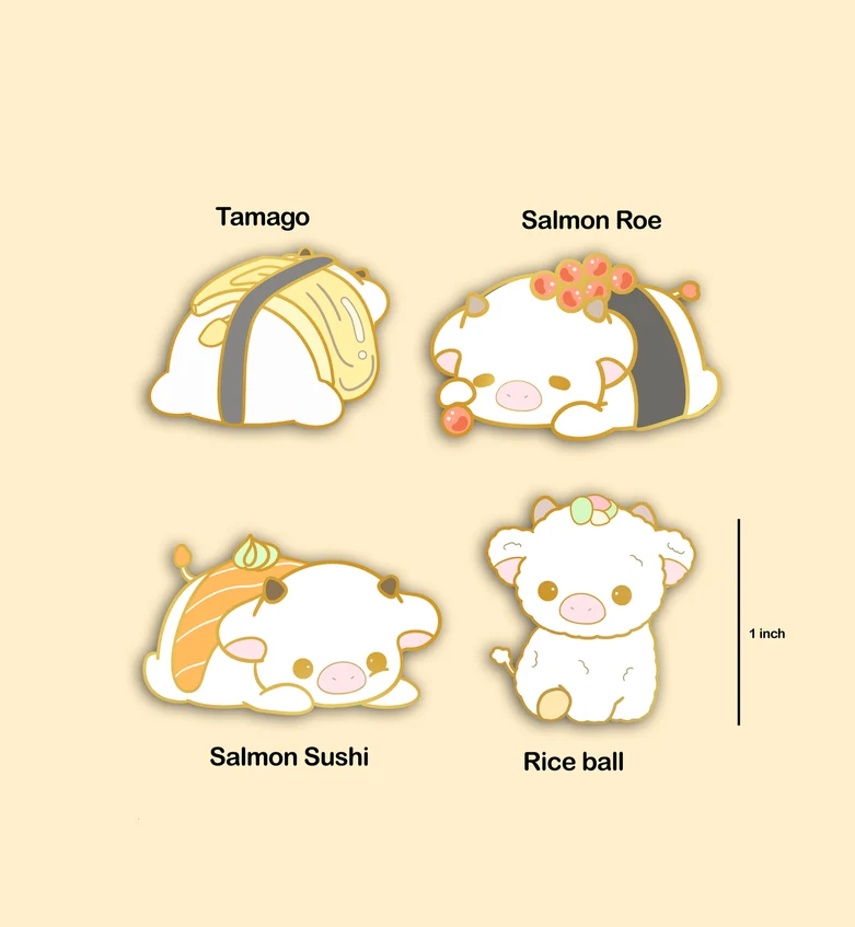 Mooshi Mini Pins