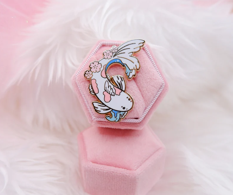 Japanese Cherry Blossom Koi Fish