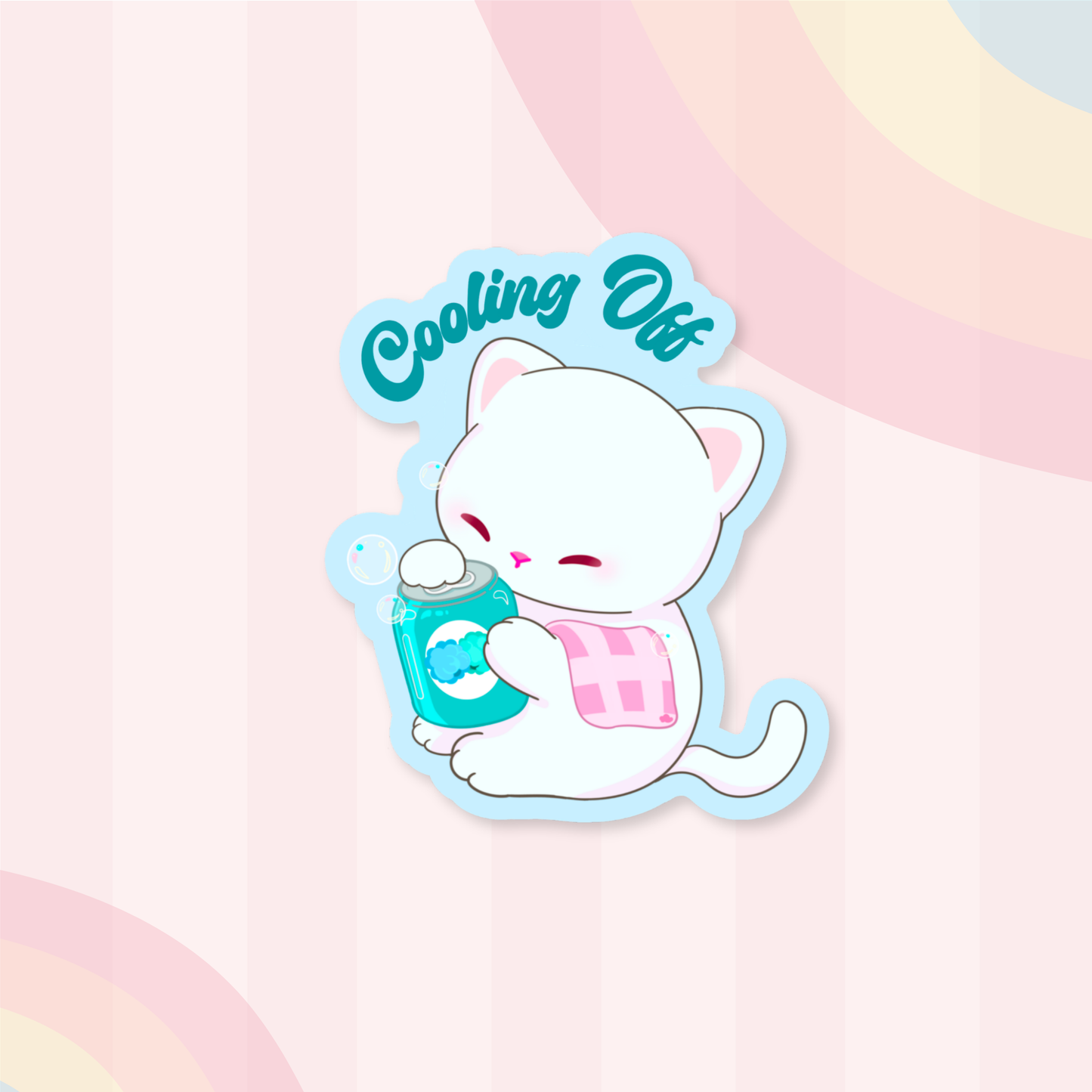 Cooling off sticker