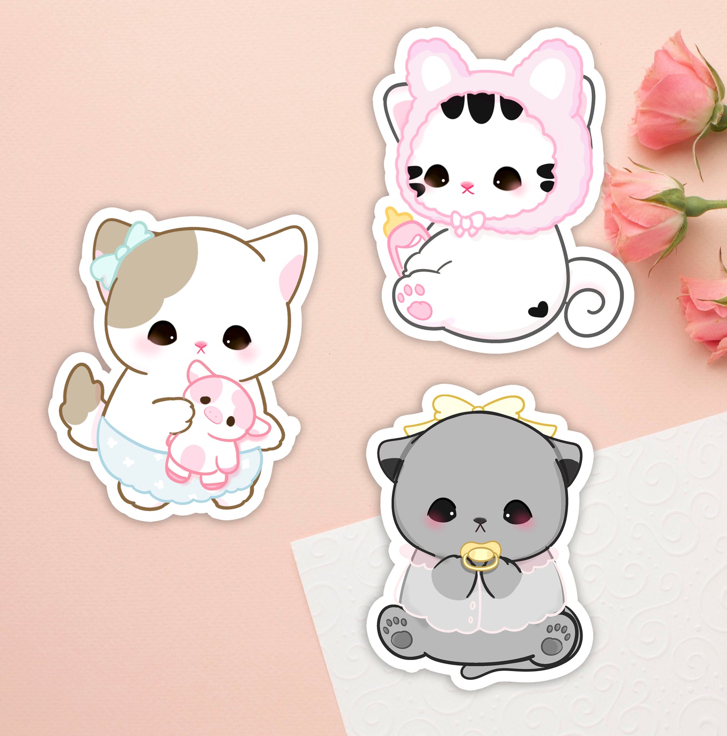 Baby Cat Vinyl Stickers