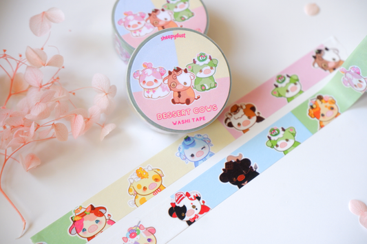 Dessert Cows Washi Tape