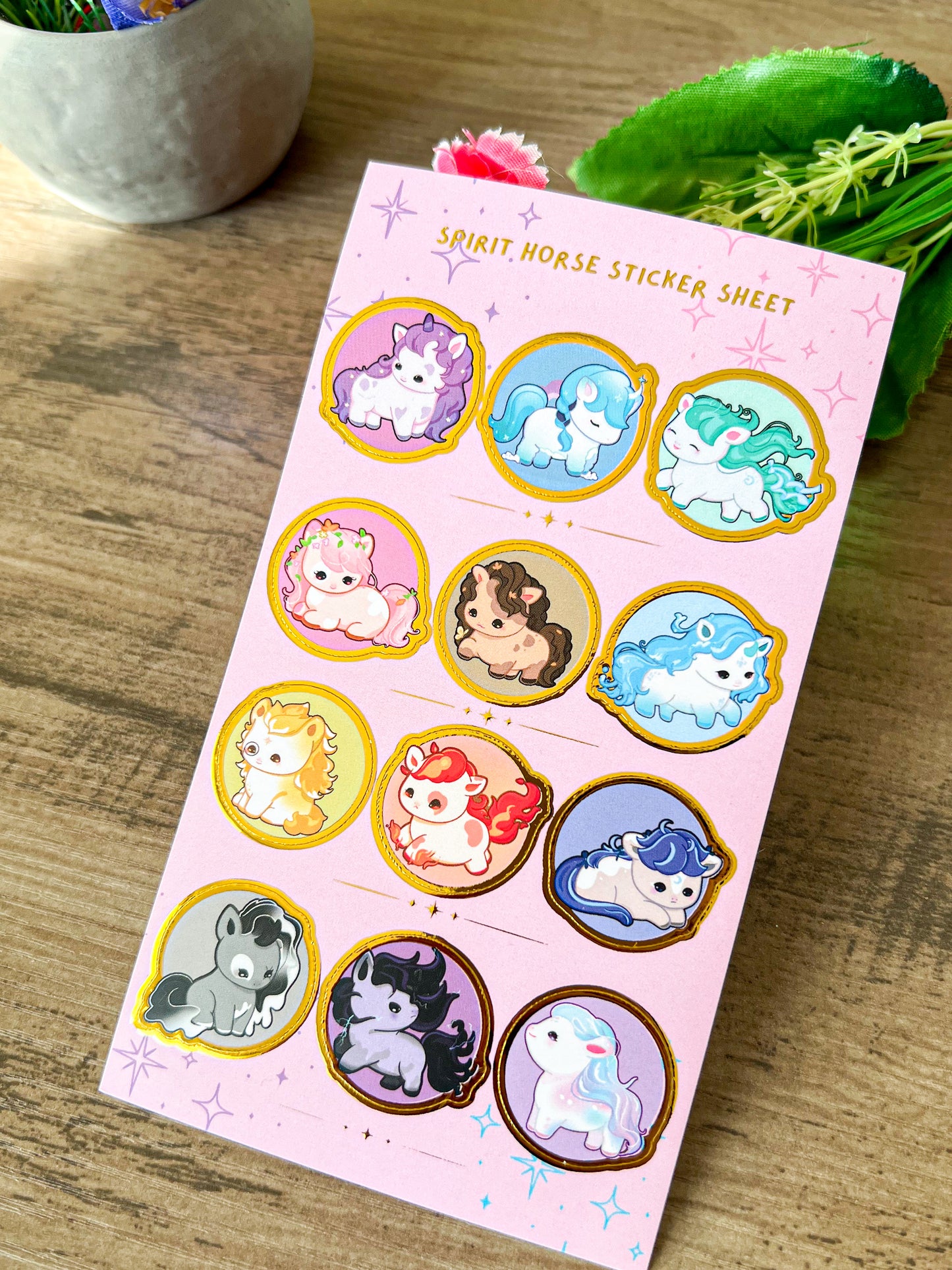 Spirit Horse Sticker Sheet