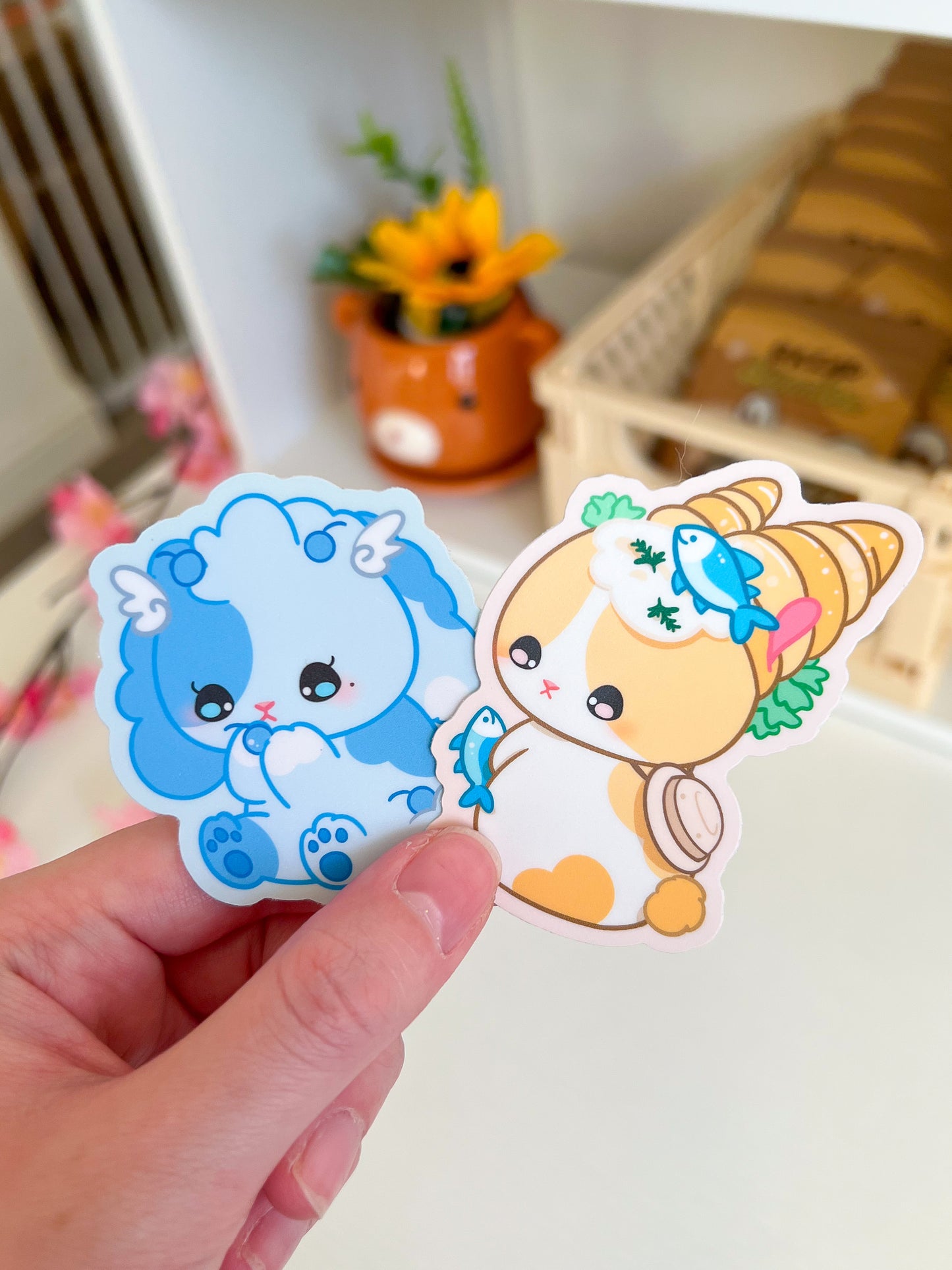 Bread Bunnies Vinyl Stickers