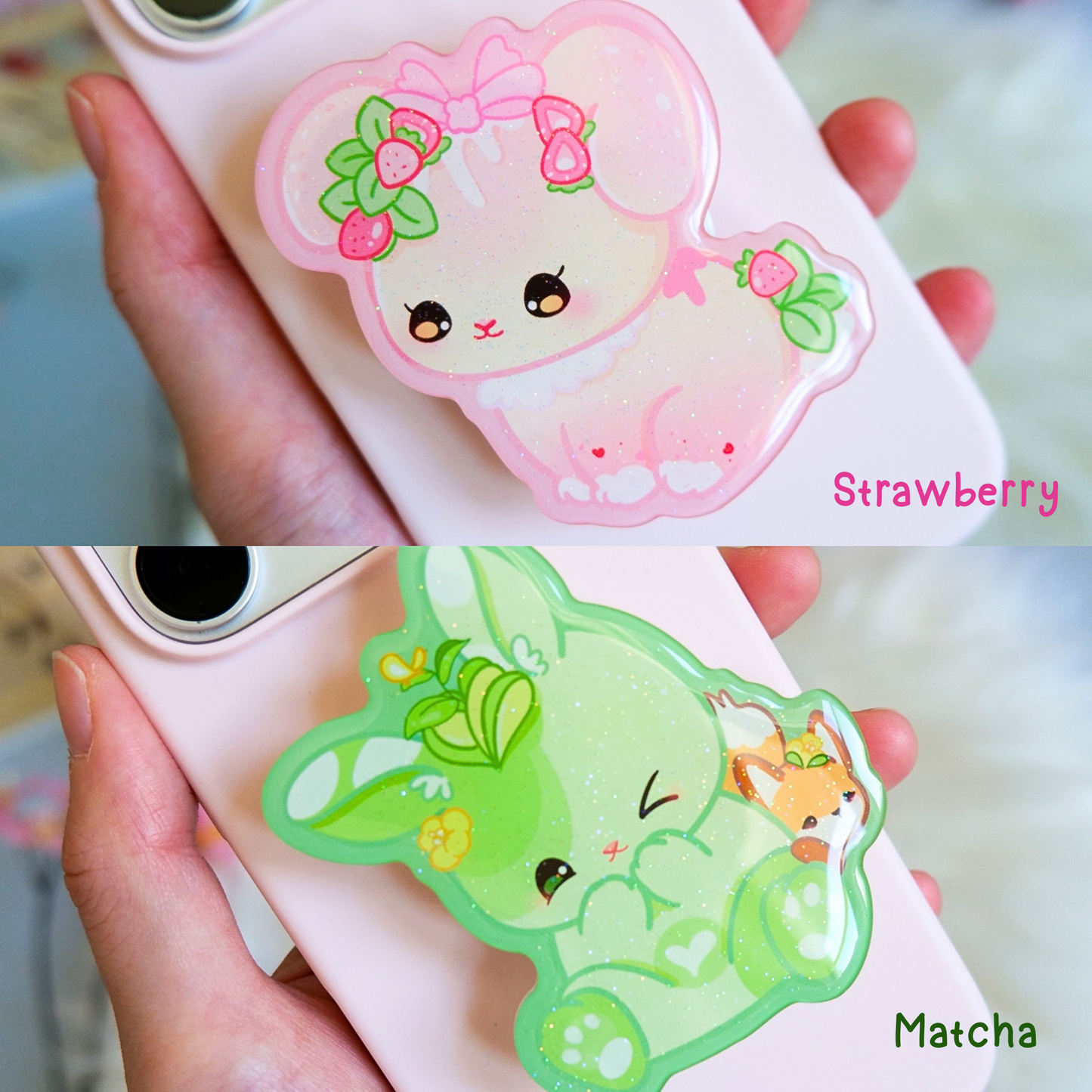 Bread Bunny Phone Grips