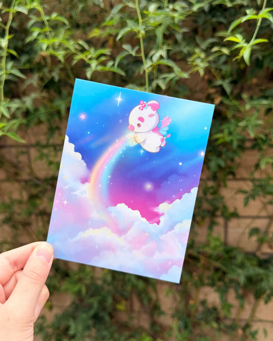 Cotton Candy Clouds Mini Art Print