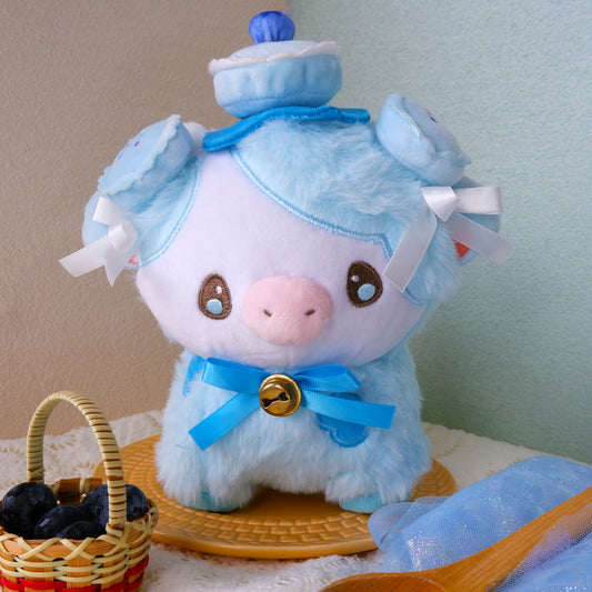 Blueberry Macaron Cow Plush