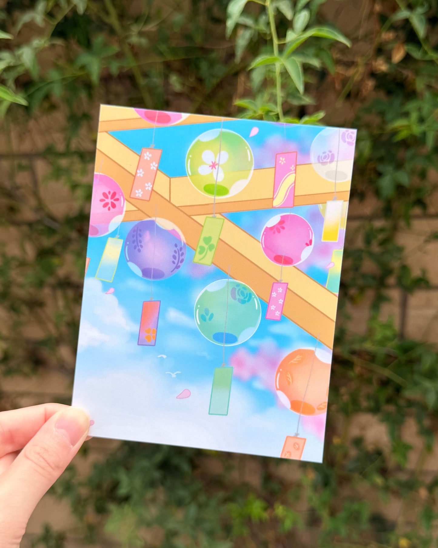 Japanese Wind Chime Mini Art Print