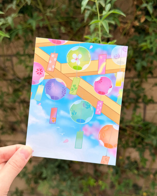Japanese Wind Chime Mini Art Print