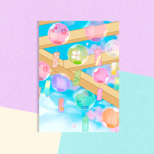 Japanese Wind Chime Mini Art Print