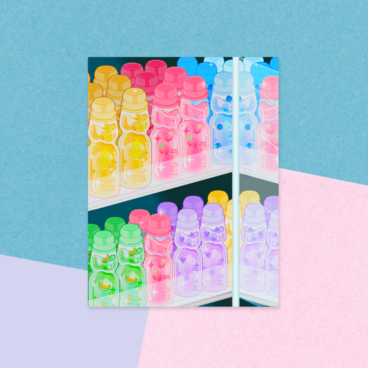 Late Night Ramune Shelf Mini Art Print