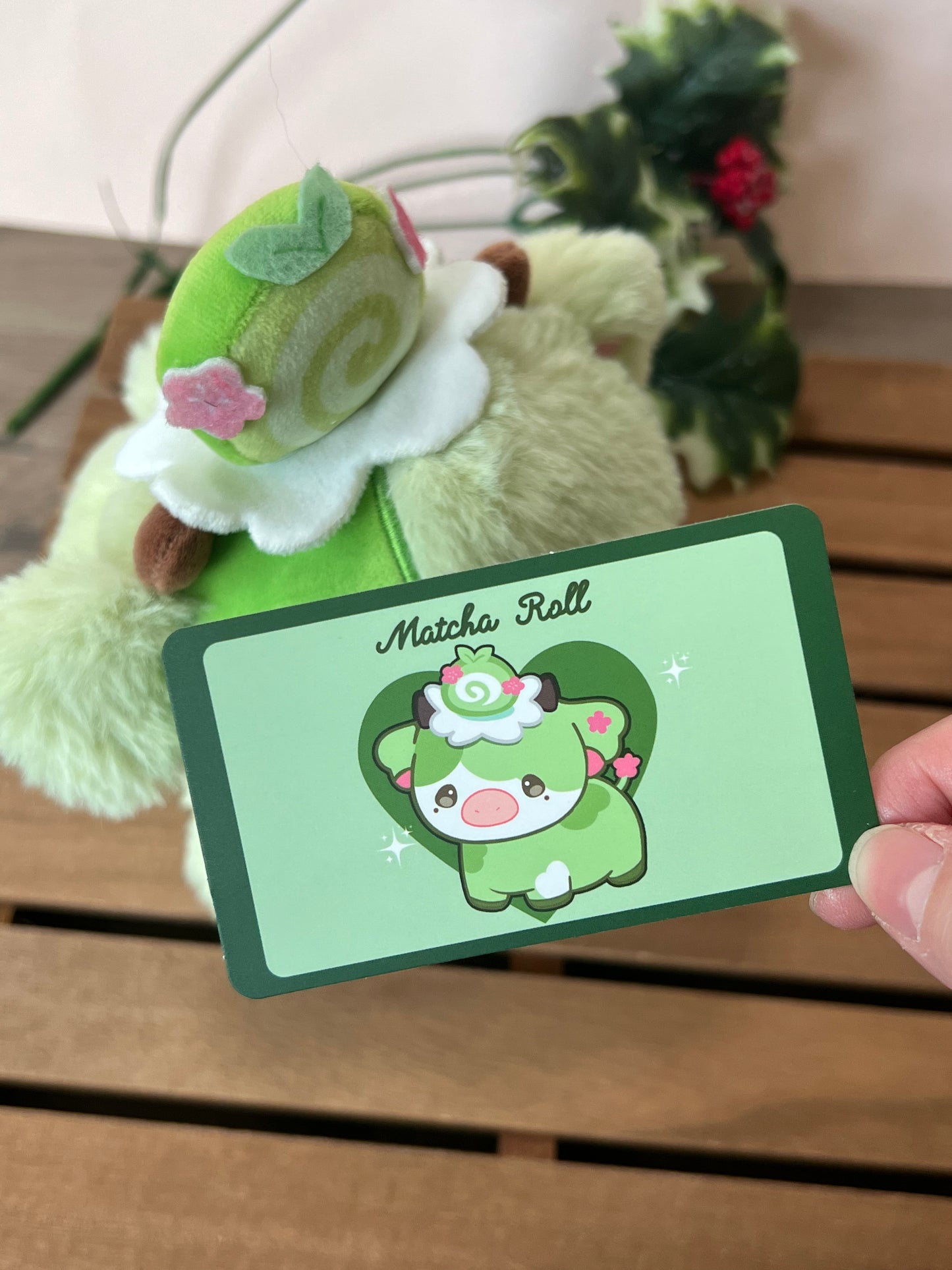 Matcha Roll Cow Plush
