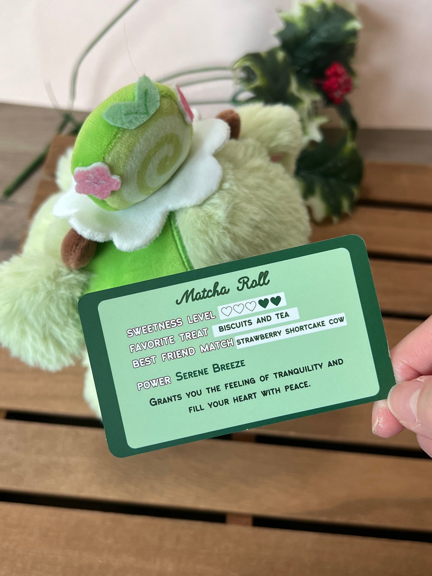Matcha Roll Cow Plush
