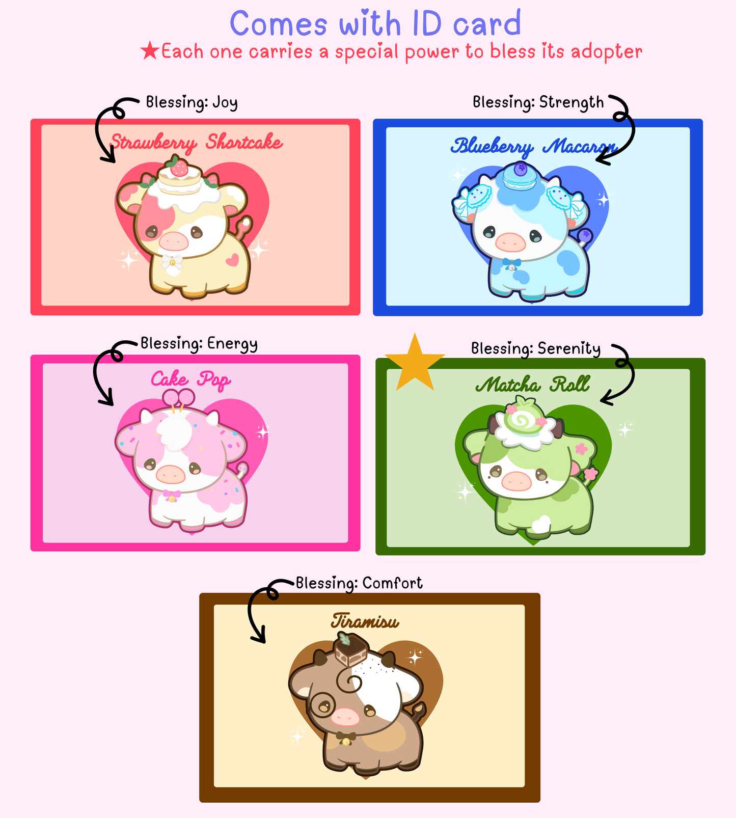 Matcha Roll Cow Plush