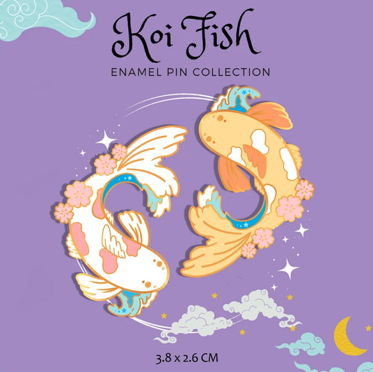 Japanese Cherry Blossom Koi Fish