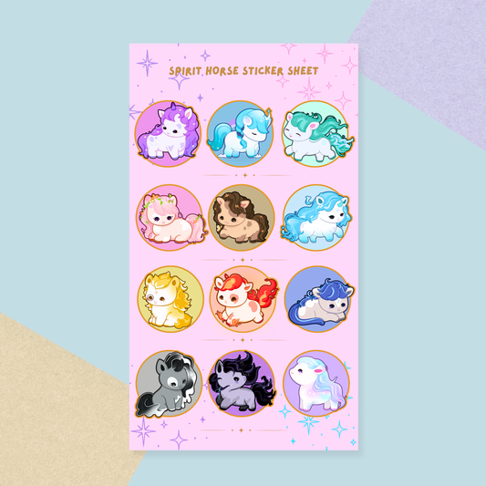 Spirit Horse Sticker Sheet