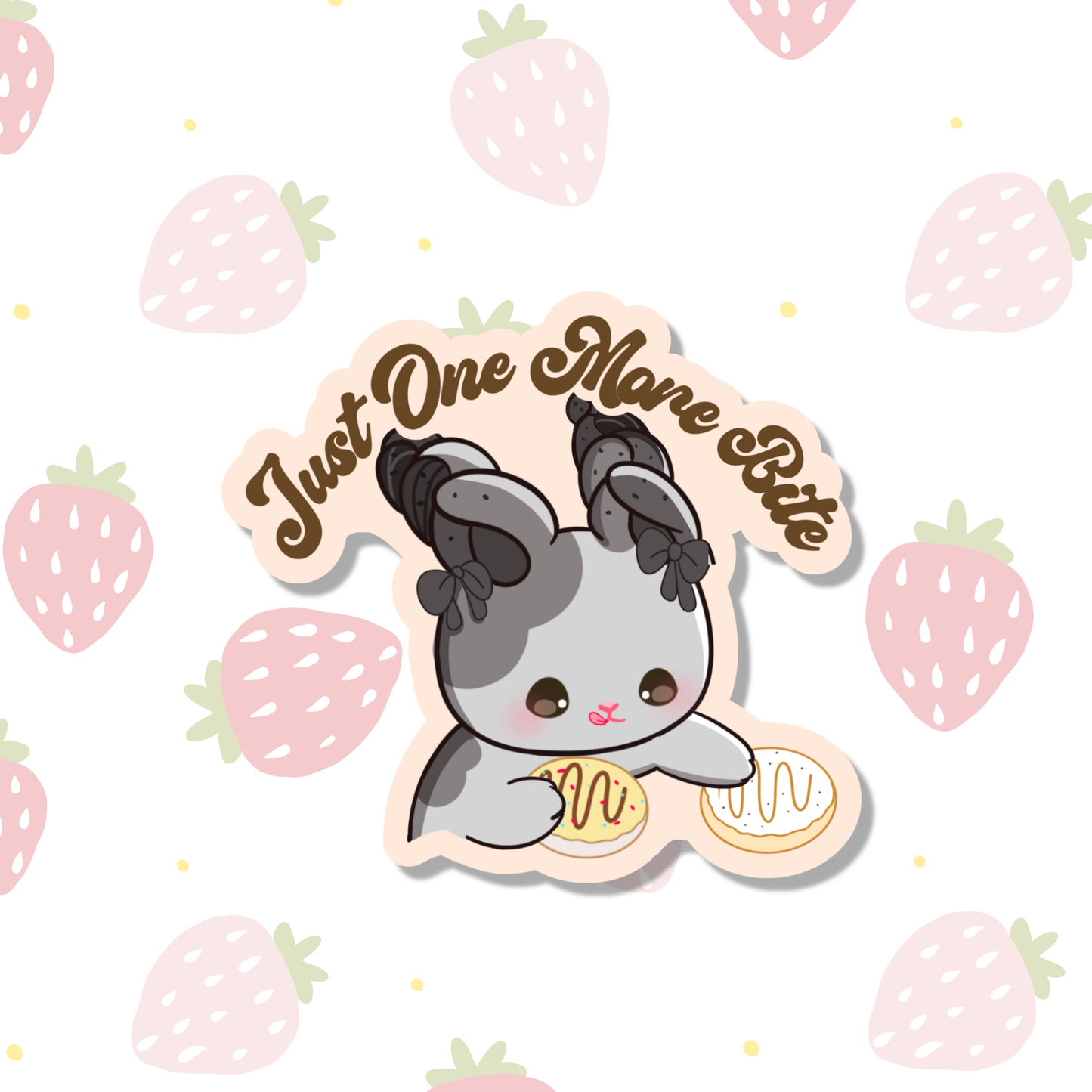 Just One More Bite sticker