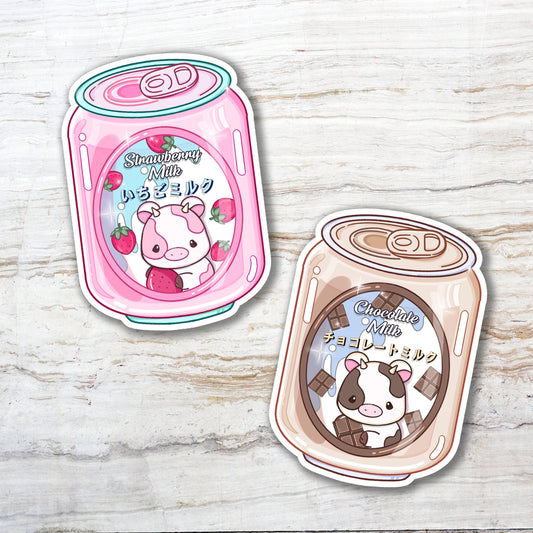 Milk Can Vinyl Stickers