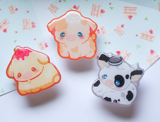 Dessert Cow Phone Grip