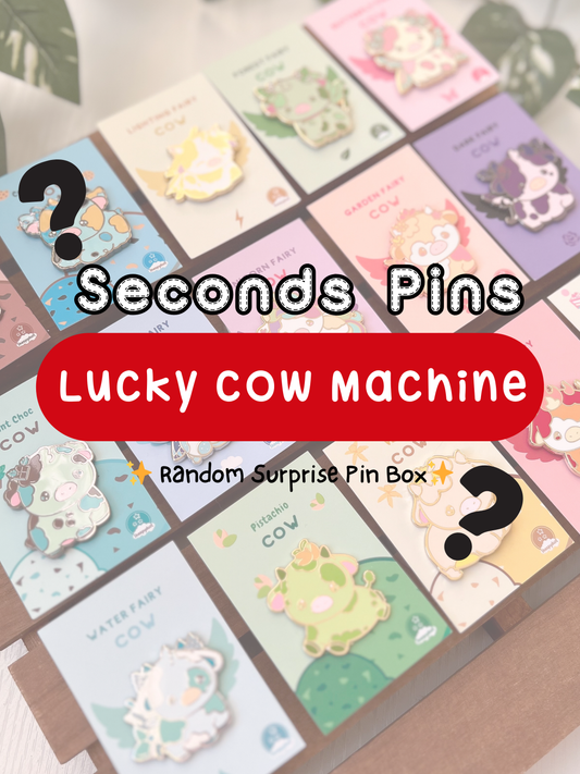 Lucky Cow Machine – Seconds Pins (B-Grades)