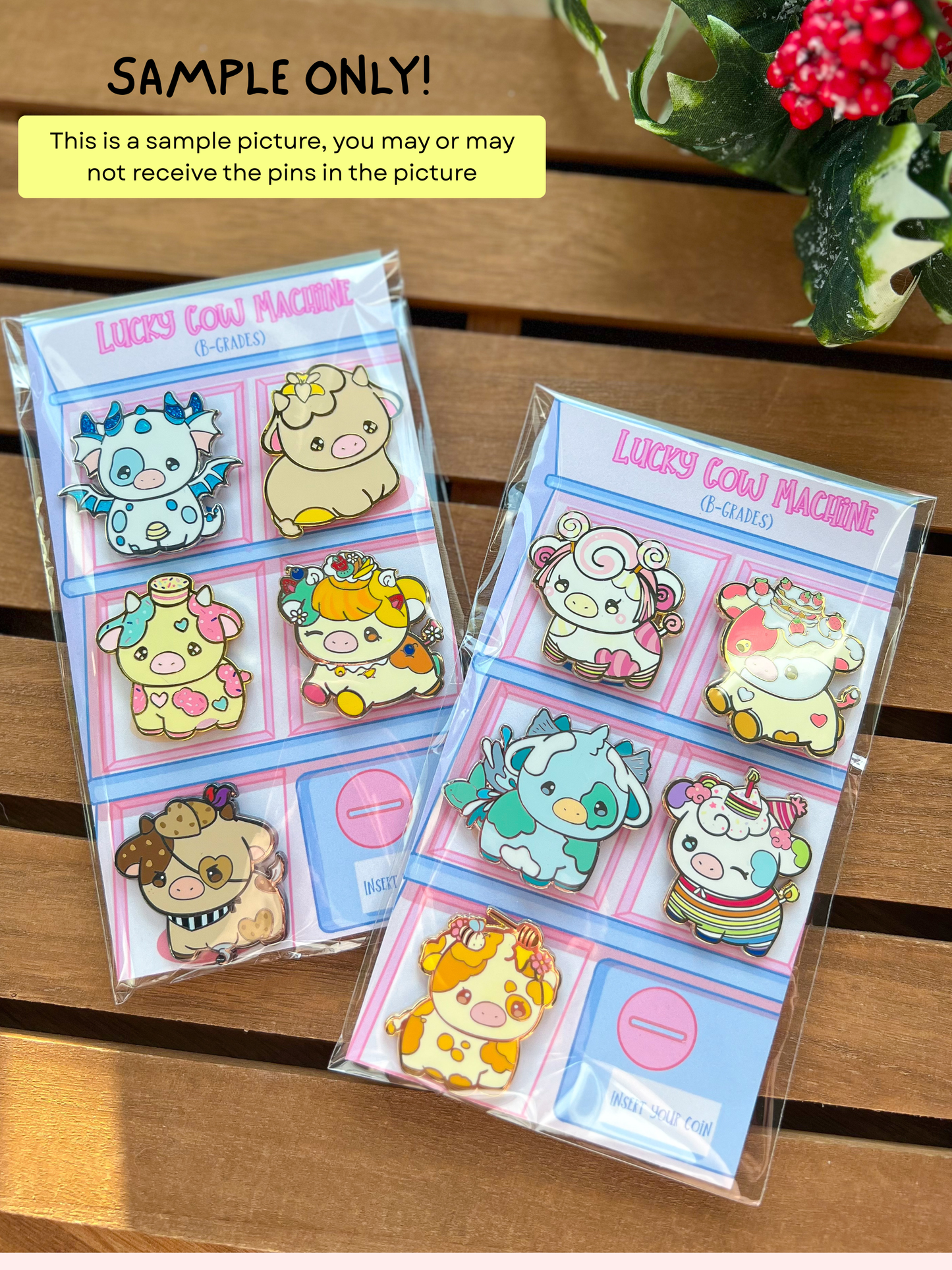 Lucky Cow Machine – Seconds Pins (B-Grades)