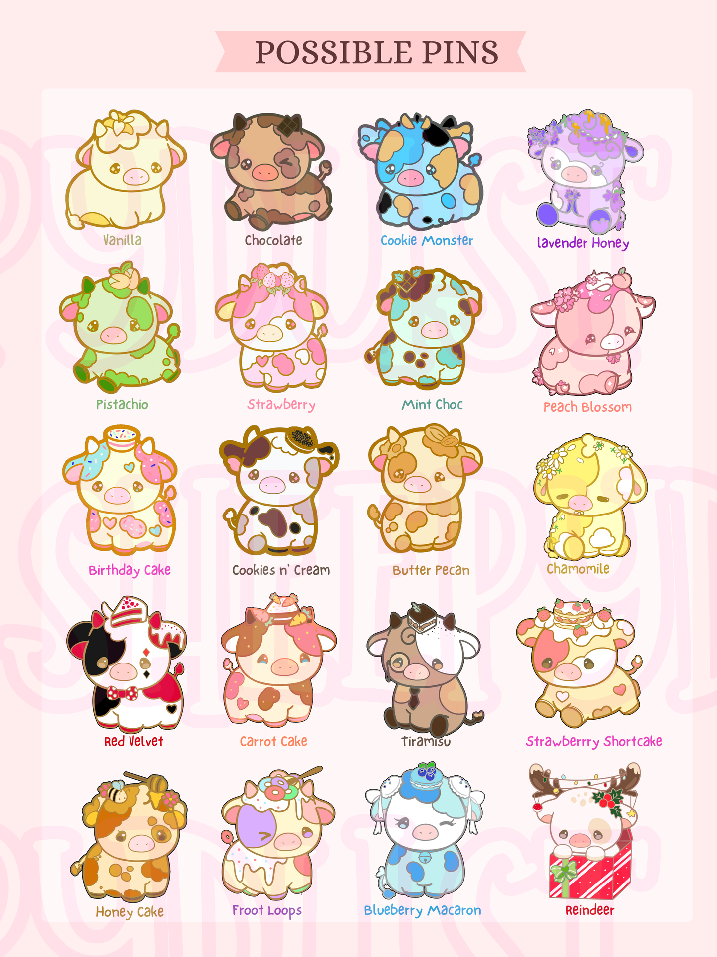 Lucky Cow Machine – Seconds Pins (B-Grades)